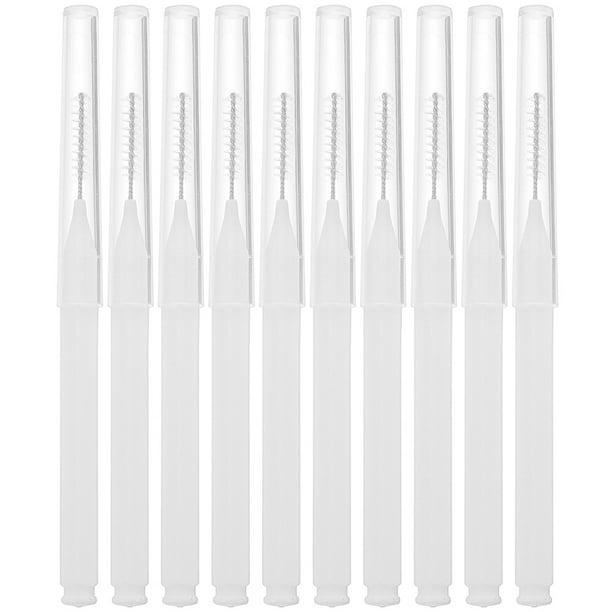 10pcs cepillos interdentales herramientas personales cepillos de hilo dental liviano