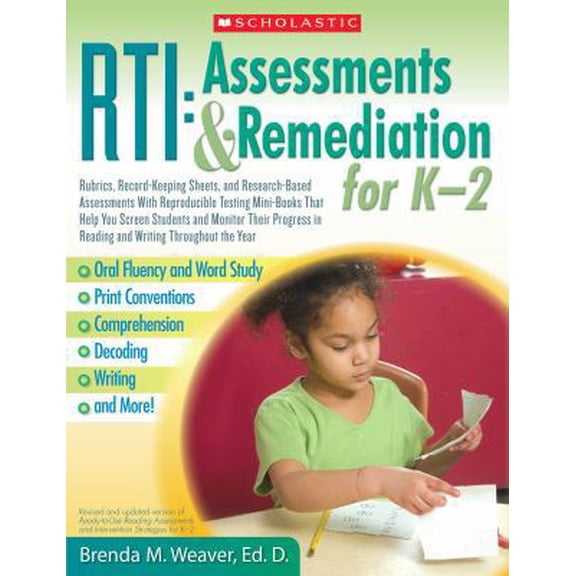 Pre-Owned Rti: Assessments & Remediation for K-2: Rubrics, Record-Keeping Sheets, and Research-Based (Paperback) by Weaver