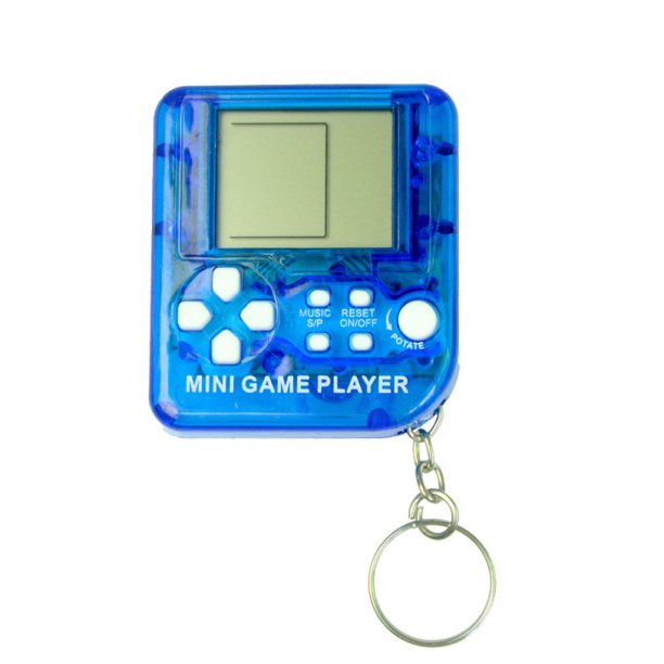 Forericy Retro Tetris Game Box Mini Key Chain Kids Handheld Classic Games Machine With Keychain Ring Walmart Com Walmart Com