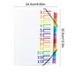 thumbnail image 3 of 12-Pocket Rainbow Classification Accordion File, Organizador de documentos de oficina, Folder, Blanco, 3 of 6