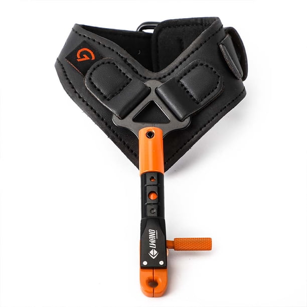 Liberación de lazo Ajustable Instalación Handy Instalación Operación de estilo tonto Accesorios para arco Aleación de aluminio Gran resiliencia Ayuda Disparador Naranja Eigraketly OD003067-02