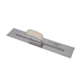 thumbnail image 3 of MARSHALLTOWN MXS81 18 x 4 inch High Carbon Steel Finishing Trowel, Curved Wood Handle, for Masonry, Concrete, Brick Laying, 3 of 6