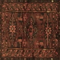 thumbnail image 1 of Ahgly Company Indoor Square Persian Brown Traditional Area Rugs, 4' Square, 1 of 4
