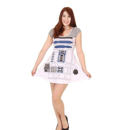 Star Wars I Am R2D2 Juniors Costume Skater Dress
