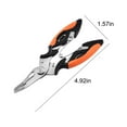 thumbnail image 2 of Tahtuvzn School Stainless Steel Fishing Pliers with Sheath/Hook Removers/Braid Cutters/Split, 2 of 6