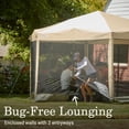 thumbnail image 3 of Coleman Back Home Screened Canopy Tent with Instant Setup; Outdoor Gazebo for Bug-Free Lounging, 3 of 7