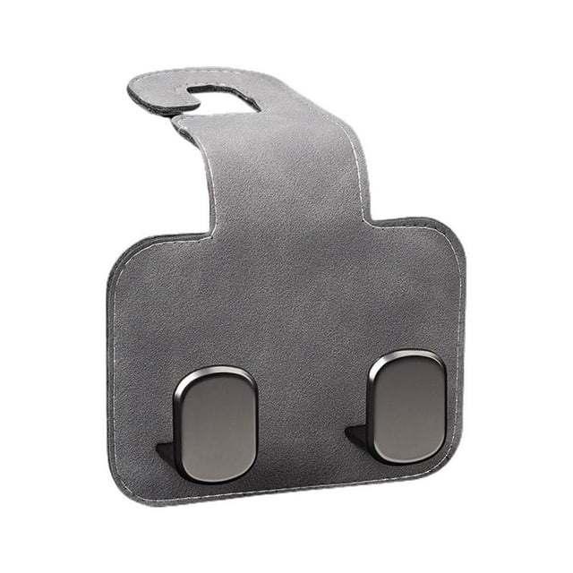 Suede Metal Double Hook Car Hook Car Mounted Suede Hook NEW E1S6