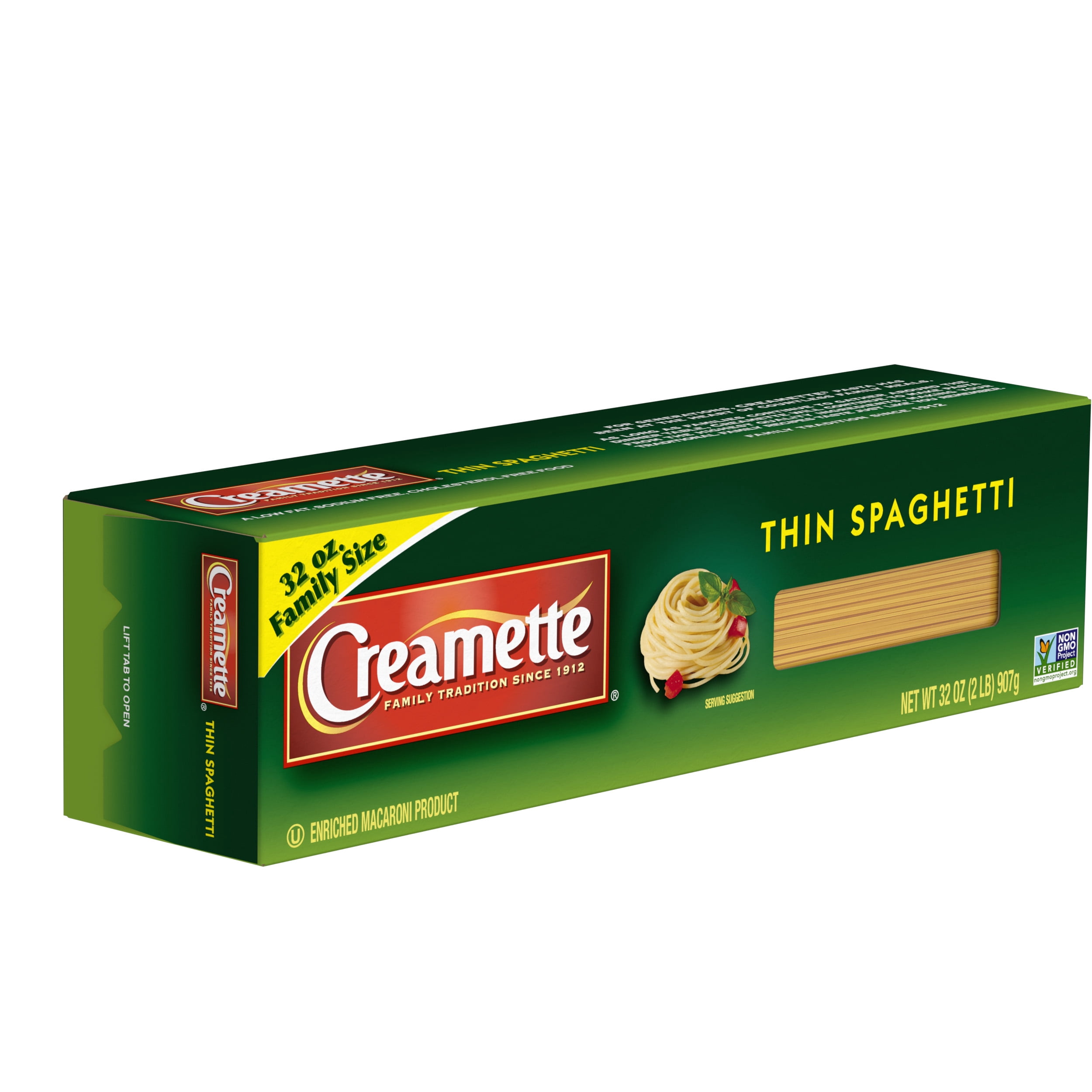 (3 pack) Creamette Thin Spaghetti, 32-Ounce Box