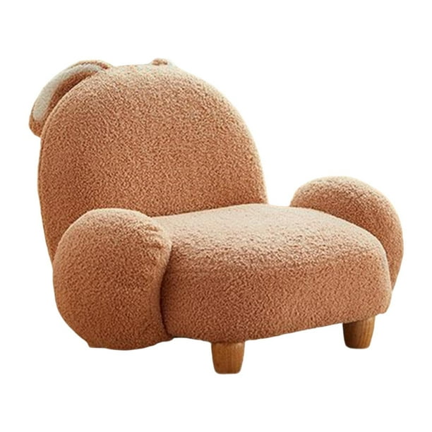 Sofá Perezoso Con Forma De Conejo, Cómodo Sofá Para Restaurantes, Apartamento, Dormitorio, Color Marrón