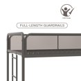thumbnail image 6 of DHP Isaiah Kids' Bunk Bed with Trundle, Twin over Twin, Grey, 6 of 16