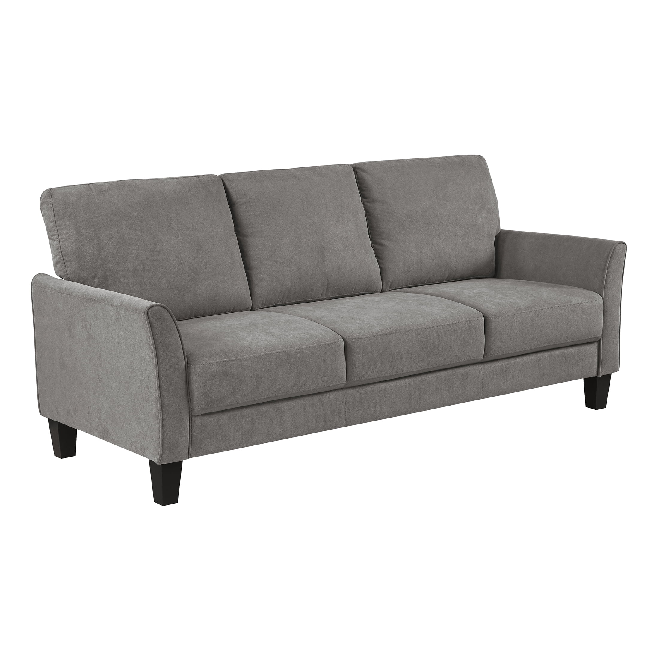 OakvillePark Islewyn Textured Fabric Sofa, Brownish Gray