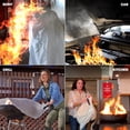 thumbnail image 6 of Prepared Hero Emergency Fire Blanket - 8 Pack - Fiberglass Fire Blanket for Home & Kitchen, 40”x40”, 6 of 8