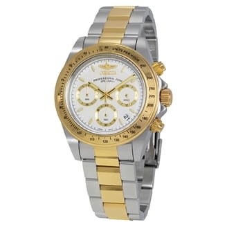 Invicta Men's 4743 Wildflower Diamond Chrono 18K Gold Plated Ss