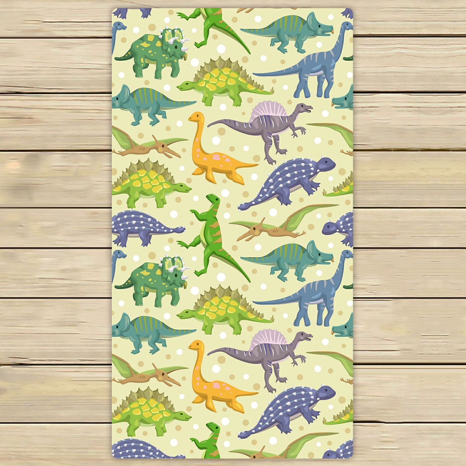 dinosaur towel