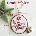 thumbnail image 7 of Christmas Embroidery Kit,Hand Embroidery Christmas Ornaments Kit,Topboutique DIY Christmas Embroidery Kit with Material Package,Christmas Embroidery Kit,Christmas Embroidery Kits for Adults Beginners, 7 of 7