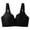 Black, variant on fatyb Women's Wireless Bras Full Coverage Push up Bras No Underwire Comfort Plain Everyday Bras S-5xl