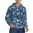thumbnail image 2 of Haiem Hawaiian Style Patterned Men's Hoodie with Kangaroo Pocket - Ideal Pullover Sweatshirt for Daily Wear, Travel, and Home-3X-Large, 2 of 7