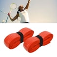 thumbnail image 4 of Tennis Racket Grip Tape, Polyurethane Nitrogen Fiber 2 PCS Tennis Racquet Overgrips Thickened Shock Absorption  For Exercise Red,Blue,Pink,Yellow,Orange, 4 of 8