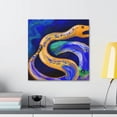 thumbnail image 3 of Eel in Fauvist Hues - Canvas, 3 of 10