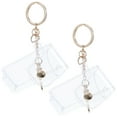thumbnail image 1 of unbranded 2Ud Estuche Llavero Transparente Para Labiales Y Bálsamos PVC Durable Y Estilizado, 1 of 7
