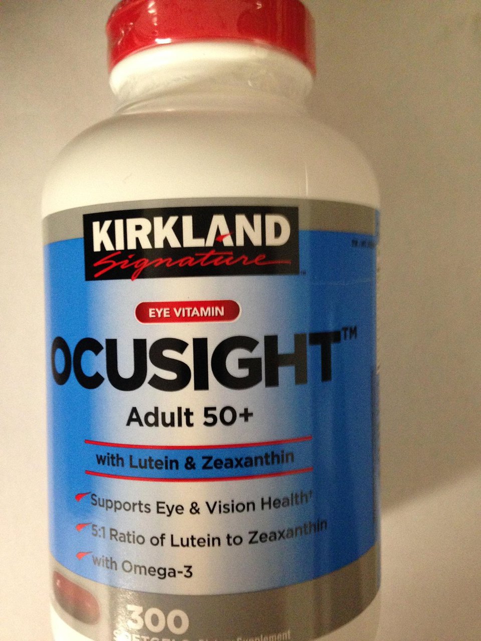 Kirkland Eye Vitamin OcuSight Adult 50+ with Lutein & Zeaxanthin, 300