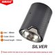 thumbnail image 1 of 1pcs fit for M2 F87 M3 F80 M4 F82 F83 exhaust modified suitable carbon fiber cars rear muffler pipe tips~15687, 1 of 1