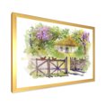 thumbnail image 2 of Designart 'Impression of Rustic Cottage In The Woods' Traditional Framed Art Print, 2 of 4
