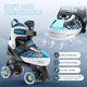 thumbnail image 3 of Patines ECOO para niñas y niños de 4 a 12 años con ruedas iluminadas, 3 of 6