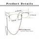 thumbnail image 4 of Peluca de anciana Peluca de cosplay de abuela Disfraz de anciana para mujer Peluca de abuela Gorro Gafas Cadena Collar de perlas Pendientes Pulsera (7 piezas), 4 of 8