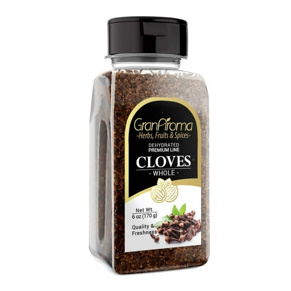 GranAroma Whole Cloves 6 oz, Aromatic & Versatile Spice, Tea