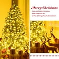 thumbnail image 4 of Gymax 6ft Pre-lit LED Light Christmas Fir Tree w/8 Flash Modes Patio, 4 of 10