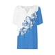 thumbnail image 4 of Camisetas Casuales de Mujer con Cuello en V Camiseta de Color Sólido, Manga Corta Casual Top para el Uso Diario, 4 of 4