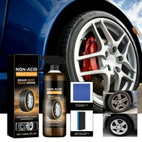 kcavykas Car Wheel Cleaner and Polish 120ml – Powerful Rust Converter, Tire Rubber Restorer, Instant Shine, Deep Cleaning, All Vehicles, Long Lasting Gloss, Easy Spray Application, 1 Bottle