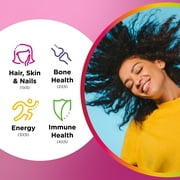 Centrum Multi Plus Beauty Gummy Multivitamin for Women With Vitamin A, B, C, D & E, Fruit, 100 Count
