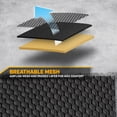 thumbnail image 5 of CAT Semi Truck Seat Covers, Breathable Mesh Universal Fit, Black, 5 of 7