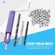 thumbnail image 5 of 50Pcs Stainless Steel Thread Insert Set Installment Tool Kit 1/4-20UNC*1.5D, 5 of 5