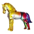 thumbnail image 3 of Estatua de caballo de cristal coleccionable, exhibición decorativa de escritorio, regalo, adorno Feng Shui Estilo E, 3 of 9
