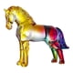 thumbnail image 3 of Estatua de caballo de cristal, obra de arte, estantería, figura en miniatura, adorno Fengshui, animal Estilo E, 3 of 9