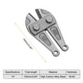 thumbnail image 2 of Uxcell Bolt Cutter 14" Replacement Jaws Blade Cutter Hand Steel Alloy Blade Cutter Tools Part for Wire Fence Screw Chain, 2 of 6