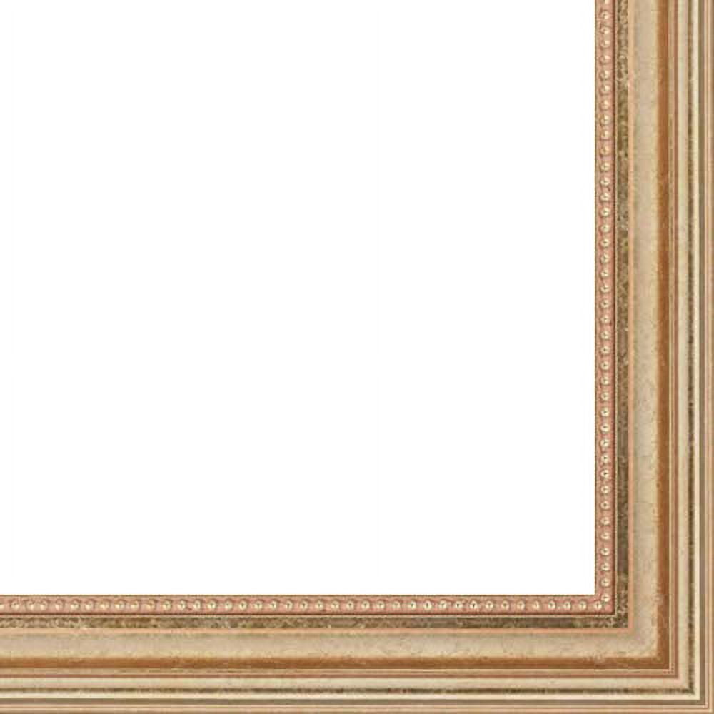 Picture Frame Moulding outlet (Wood) 16ft bundle - Traditional Silver Finish - 1