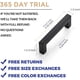 thumbnail image 3 of Ravinte 25 Pack 3-3/4 inch Black Cabinet Pulls Kitchen Cabinet Handles Matte Black, 3 of 5