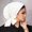 White, variant on Women's Middle Eastern Head Cover Fashion Elastic Headscarf Malay Indonesian Headscarf