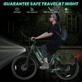 thumbnail image 6 of Gocio 26" x 2.1" Electric Bike for Adults, 500W Commuter Ebike, 48V 720wh Built-in Battery, 5 Riding Modes, Max 60 Miles, LCD, Lockable Front Suspension Step Thru E Bikes UL 2849, 6 of 13