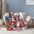 thumbnail image 6 of Kirishima Eijiro Anime Blanket Ultra Soft Throw Flannel Blankets For Sofa Bedroom Living Room Couch Camping Travel, 6 of 9