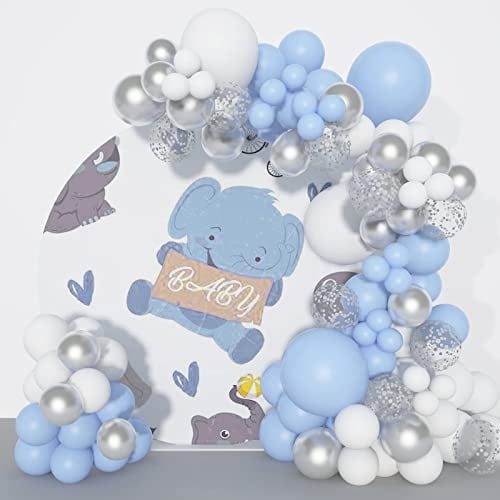 Decoraciones de Baby Shower para Niño 150 Pzas Guirnalda Globo Azul Kit de Arco de Globo A Monlot Monlot