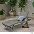 thumbnail image 4 of Noble House Kauai Outdoor Wicker Chaise Lounge Grey, 4 of 16