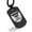 Black, variant on Stainless Steel Respect the Beard Dog Tag Pendant Necklace