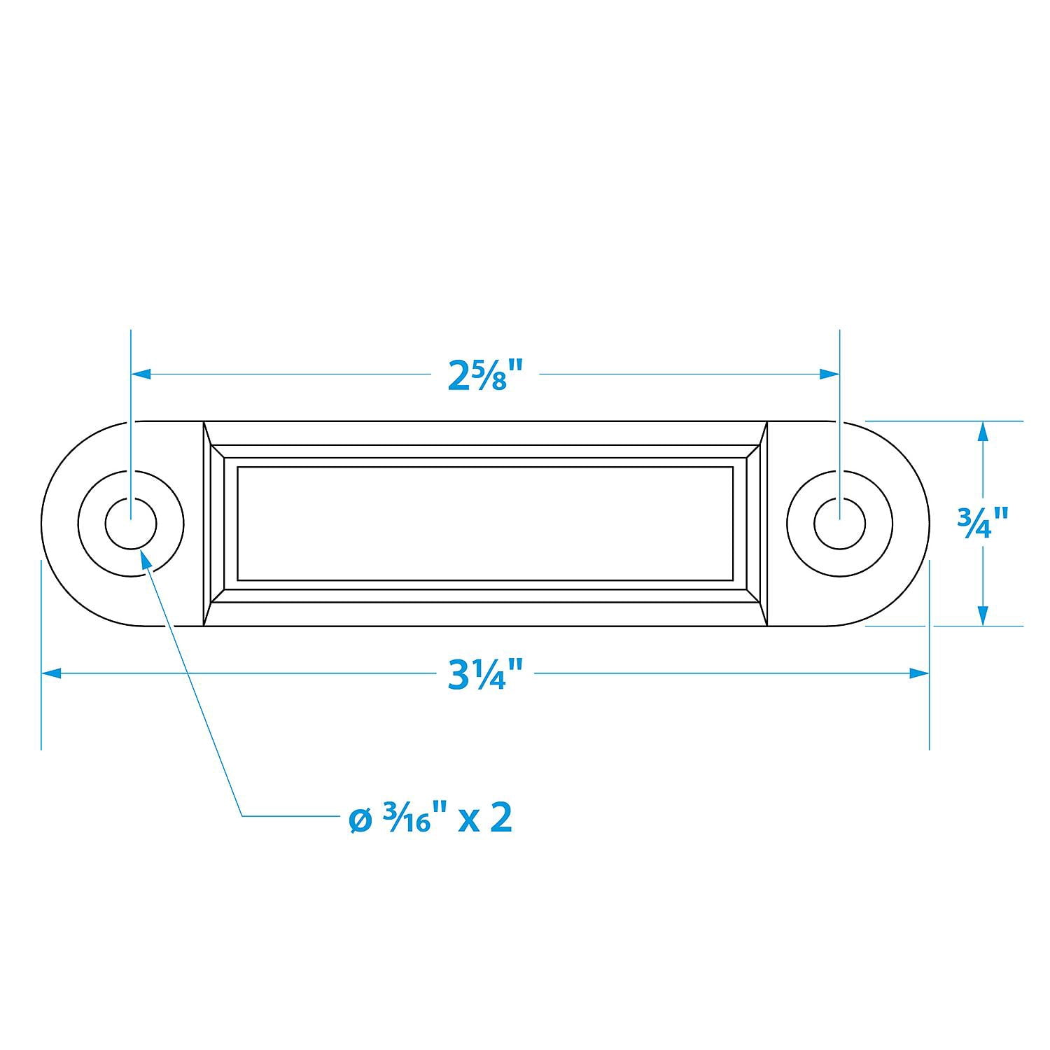 Seachoice 78011 Chrome Plated Zinc Boat Cover Sockets (2 Count)