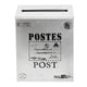 thumbnail image 1 of Buzón de correos de estilo europeo para montaje en pared exterior. Blanco-1, 1 of 6