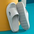 thumbnail image 1 of Zapatillas de casa Unisex, zapatillas antideslizantes para suelo de interior de verano, zapatillas para pareja, familia, mujeres y hombres, Hotel, baño, sandalias de baño, zapatillas Tan Jianjun unisex, 1 of 2